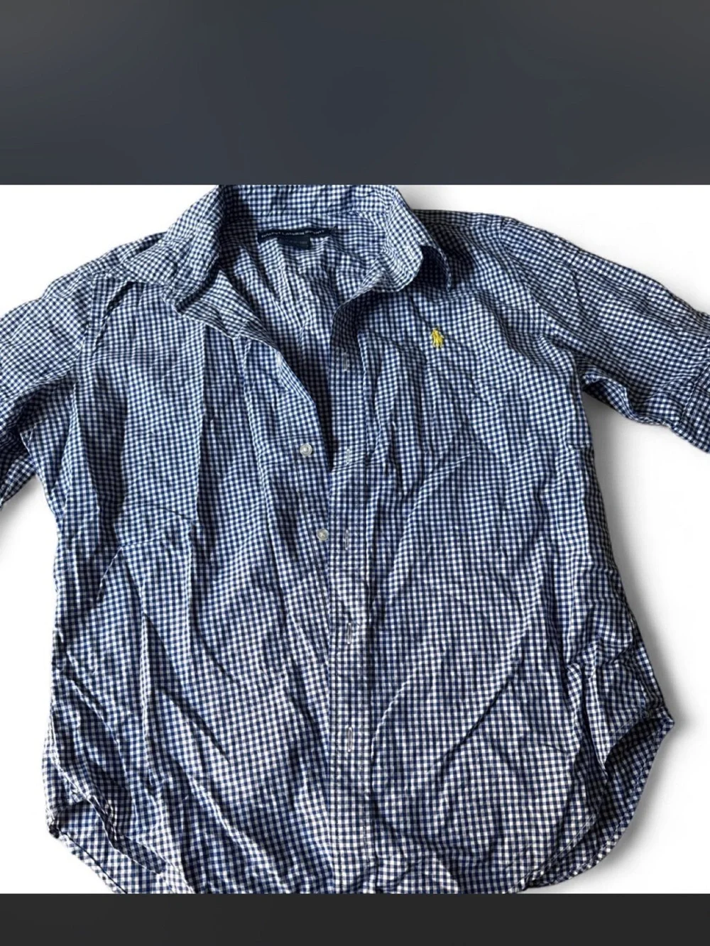 Polo by Ralph Lauren Blue Gingham Button-Down Shirt